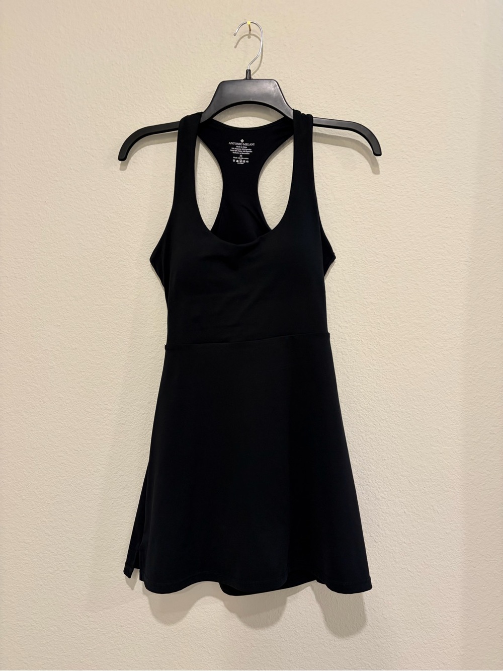 Antonio Melani Black Racerback Tennis/Workout Dress